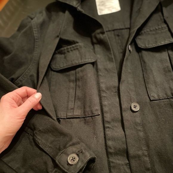 Pull&Bear Black Jean Jacket - Picture 6 of 9